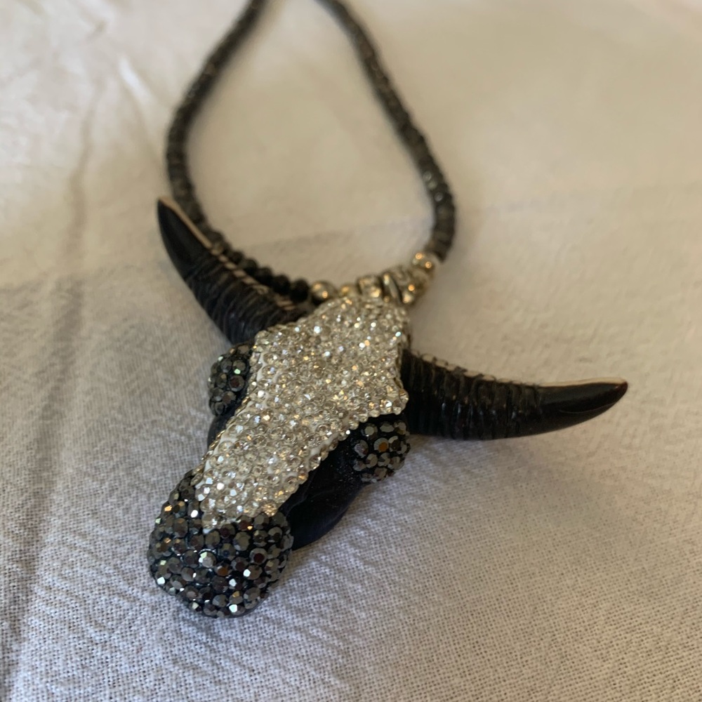 Bling skull necklace